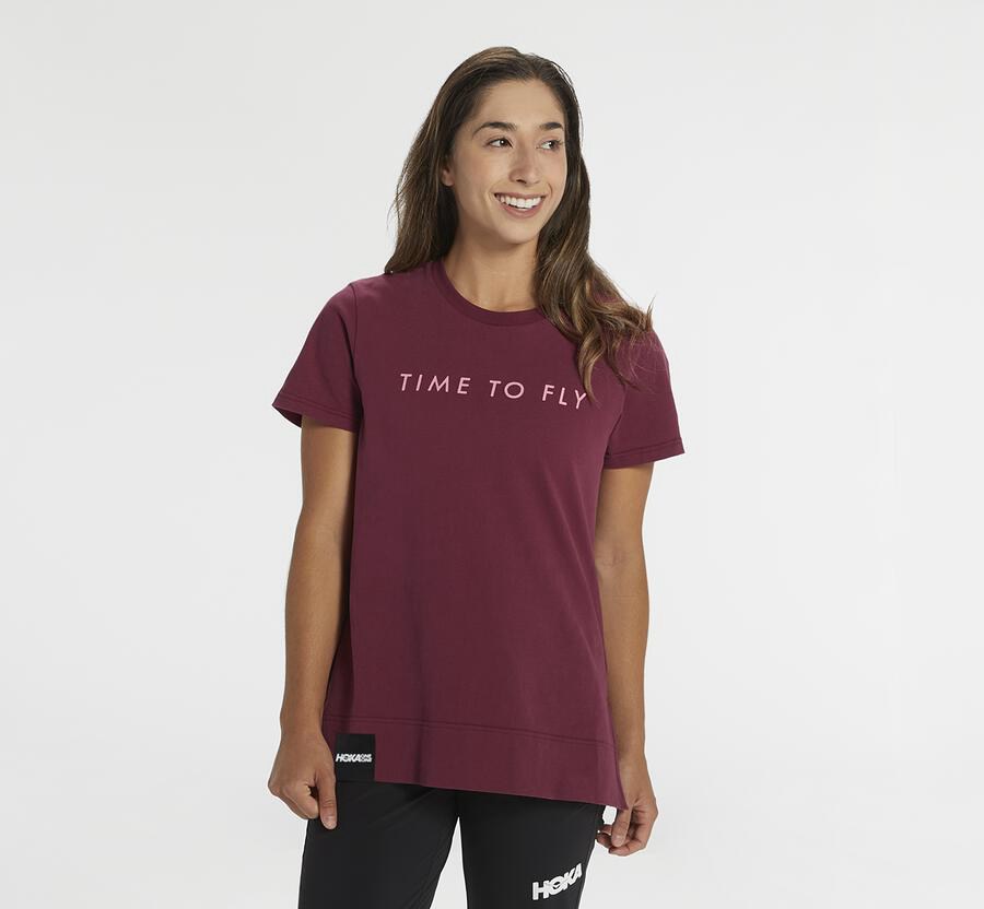 Camisa Hoka One One Feminino Marrom - Brand - 579-OHEUXG